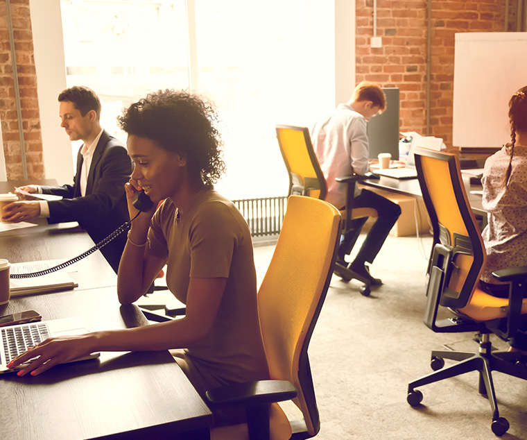 Large Office with a few workers